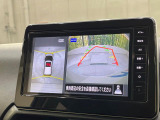 【アラウンドビューモニター】専用のカメラにより、上から見下ろしたような視点で360度クルマの周囲を確認することができます☆死角部分も確認しやすく、狭い場所での切り返しや駐車もスムーズに行えます。