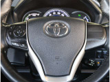 【機能】ステアリングにはオーディオ操作が可能なスイッチやクルーズコントロール、ヒーター機能が付いています。