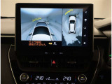 パノラミックビューモニター 車両上空より写したような画像をモニターに表示☆車庫入れや、幅寄せなどに大変便利な機能です。
