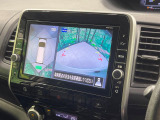 【アラウンドビューモニター】専用のカメラにより、上から見下ろしたような視点で360度クルマの周囲を確認することができます☆死角部分も確認しやすく、狭い場所での切り返しや駐車もスムーズに行えます。