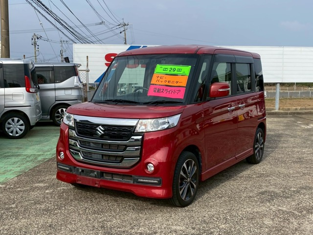 スペーシアカスタムZターボ デュアルカメラブレーキサポート