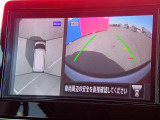 上からの視点で狭い駐車場への駐車などに役立つアラウンドビューモニターです♪