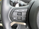 ハンドルにオーディオの操作スイッチが装備されています!視線を前方から外さずハンドルから手を離さずに操作できるのでとっても安全ですね♪