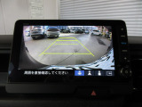 バックカメラの画像です。ガイドラインがスムースな車庫入れをサポートいたします!車庫入れの安心感がアップしますね☆