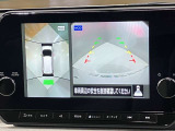 【アラウンドビューモニター】車を上から見下ろしているかのような映像で周囲の状況がひと目で確認、狭い駐車場に駐車するときも安心です♪