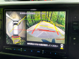 【パノラマモニター】専用のカメラにより、上から見下ろしたような視点で360度クルマの周囲を確認することができます☆死角部分も確認しやすく、狭い場所での切り返しや駐車もスムーズに行えます。