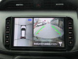 【全周囲カメラ】上が丸見え!! 駐車時に周りの様子が見えます。駐車時も安心ですよ!!