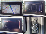 ナビやオーディオ、ご自身の運転記録やメンテナンスログを表示する「マツダコネクト」を搭載。人間工学に基づき、自然な位置に搭載されております。もちろんBluetooth等のオーディオにも対応しております。