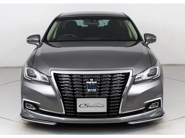 クラウンハイブリッド 2.5 ロイヤルサルーンG後期 OPAW禁煙 黒革 フルエアロ