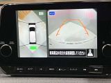 【アラウンドビューモニター】車を上から見下ろしているかのような映像で周囲の状況がひと目で確認、狭い駐車場に駐車するときも安心です♪♪障害物などがあると警告音がなりますので安心して駐車が出来ます★