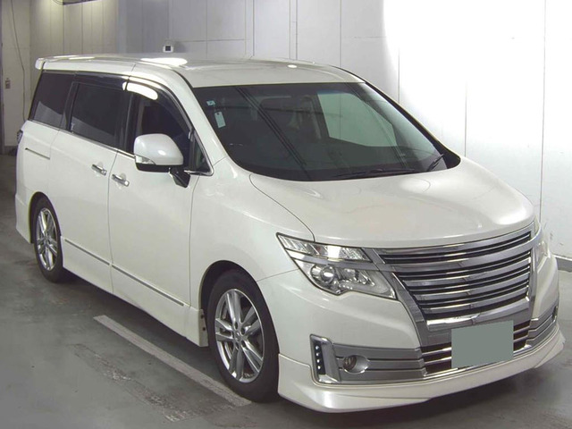 エルグランド2.5 ライダー 黒本革シート後席モニター ローダウン