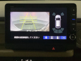 バックでの車庫入れも安心です! リアカメラが付いているバックモニター付のナビを装備しております。バンパーについているソナーや、操作線もついており距離感も画面から確認できます。