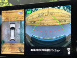 【マルチアラウンドモニター】専用のカメラにより、上から見下ろしたような視点で360度クルマの周囲を確認することができます☆死角部分も確認しやすく、狭い場所での切り返しや駐車もスムーズに行えます。