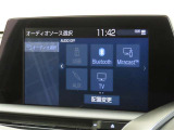 オーディオソース選択画面です。Bluetoothオーディオをご利用いただけます。