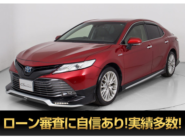 カムリ2.5 G レザーパッケージTRDエアロ禁煙 黒本革 BSM クリソナ