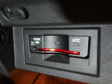 ETC車載器付きです。高速道路の料金所もスムーズに通過できます。