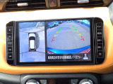 空の上から見下ろすような視点で駐車が出来る「アラウンドビューモニター」が表示されますので、駐車が苦手な方にも心強い味方になってくれるはずです♪