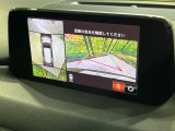 【360&deg;ビューモニター】専用のカメラにより、上から見下ろしたような視点で360度クルマの周囲を確認することができます☆死角部分も確認しやすく、狭い場所での切り返しや駐車もスムーズに行えます。