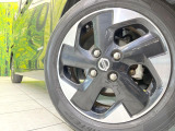 【純正14インチアルミホイール】外観にマッチした純正アルミホイールを装着しております。各種社外アルミホイールや、スタッドレスタイヤも取扱いしております。是非ご相談ください♪