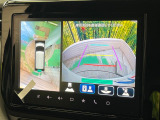 【全方位モニター用カメラ】専用のカメラにより、上から見下ろしたような視点で360度クルマの周囲を確認することができます☆死角部分も確認しやすく、狭い場所での切り返しや駐車もスムーズに行えます。