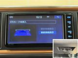 ナビ画面連動のETC付きです。高速道路料金所での小銭の出し入れや雨天時における窓の開け閉めなどの煩わしさが解消できます。料金所の通過もスムーズで快適ですよ。