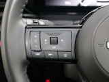 便利なステアリングスイッチ装備です。
