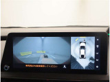 パノラミックビューモニター 車両上空より写したような画像をモニターに表示☆車庫入れや、幅寄せなどに大変便利な機能です♪