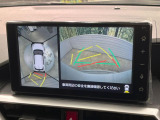 【パノラミックビューモニター】専用のカメラにより、上から見下ろしたような視点で360度クルマの周囲を確認することができます☆死角部分も確認しやすく、狭い場所での切り返しや駐車もスムーズに行えます。