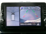 アラウンドビューモニター。空の上から見下ろすような視点でスムース駐車。
