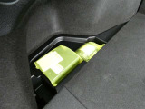 最近はパンク修理キットが標準ですね。タイヤの無い分軽量化と収納スペース確保できますね。