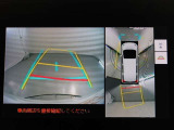 パノラミックビューモニター付きです。車両を上から見たような映像をモニター画面に表示。運転席からの目視では見にくい、車両周辺の状況をリアルタイムでしっかり確認できます。