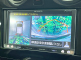 【全周位カメラ】車のフロントやサイドのカメラ画像を同時にモニター表示することで、悪路や狭い道を走行時でも周囲の状況確認ができ安心!本格SUVにうれしい装備です♪