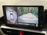 【パノラミックビューモニター】専用のカメラにより、上から見下ろしたような視点で360度クルマの周囲を確認することができます☆死角部分も確認しやすく、狭い場所での切り返しや駐車もスムーズに行えます。