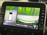 【アラウンドビューモニター】専用のカメラにより、上から見下ろしたような視点で360度クルマの周囲を確認することができます☆死角部分も確認しやすく、狭い場所での切り返しや駐車もスムーズに行えます。
