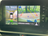 【アラウンドビューモニター】専用のカメラにより、上から見下ろしたような視点で360度クルマの周囲を確認することができます☆死角部分も確認しやすく、狭い場所での切り返しや駐車もスムーズに行えます。