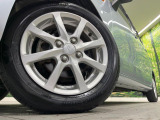 【純正14インチアルミホイール】外観にマッチした純正アルミホイールを装着しております。各種社外アルミホイールや、スタッドレスタイヤも取扱いしております。是非ご相談ください♪