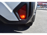 リヤフォグランプ。悪天候時に点灯することで後方や後続車両に自車の存在をアピールでき追突被害の回避につながります