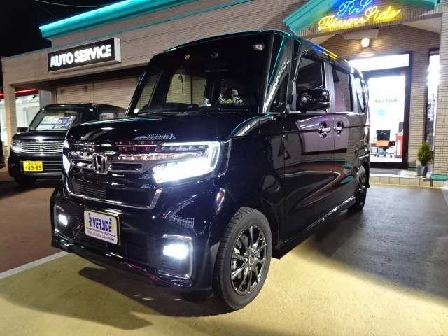 N-BOXカスタム L ターボ 社外メモリーナビフルセグバックカメラスマ