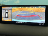 【360&deg;ビューモニター】専用のカメラにより、上から見下ろしたような視点で360度クルマの周囲を確認することができます☆死角部分も確認しやすく、狭い場所での切り返しや駐車もスムーズに行えます。