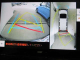 パノラミックビューモニター付きです。車両を上から見たような映像をディスプレイオーディオ画面に表示、運転席からの目線だけでは見にくい、車両周辺の状況をリアルタイムでしっかり確認できます。