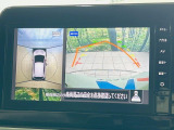 【アラウンドビューモニター】専用のカメラにより、上から見下ろしたような視点で360度クルマの周囲を確認することができます☆死角部分も確認しやすく、狭い場所での切り返しや駐車もスムーズに行えます。