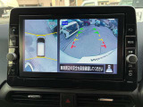 360℃真上から見下ろした映像が映し出されるアラウンドビューモニター搭載☆安全安心ですね♪