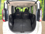普段のお買い物や通勤、送迎等に十分な荷室スペースを確保しております。セカンドシートを倒すと、大きな荷物の積載も可能です♪