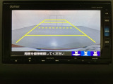 バックでの車庫入れも安心です! リアカメラが付いているバックモニター付のナビを装備しております。操作線もついており距離感も画面から確認できます。