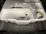 もしもの時のパンク修理キット搭載