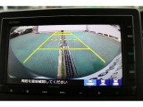 バックカメラを搭載しておりガイドラインも表示されますので車庫入れも安心ですね♪