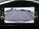 駐車に便利なバックモニター搭載車です。後方の映像が見えるのでバックも安心です。