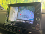 【アラウンドビューモニター】専用のカメラにより、上から見下ろしたような視点で360度クルマの周囲を確認することができます☆死角部分も確認しやすく、狭い場所での切り返しや駐車もスムーズに行えます。