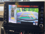 【パノラミックビューモニター】専用のカメラにより、上から見下ろしたような視点で360度クルマの周囲を確認することができます☆死角部分も確認しやすく、狭い場所での切り返しや駐車もスムーズに行えます。