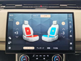 【全席シートヒーター&クーラー】フロント・リアシートの両方で3段階調節が可能なシートヒーター&クーラーがご利用いただけます。フロントナビ部分からリアシートの調節も可能です。